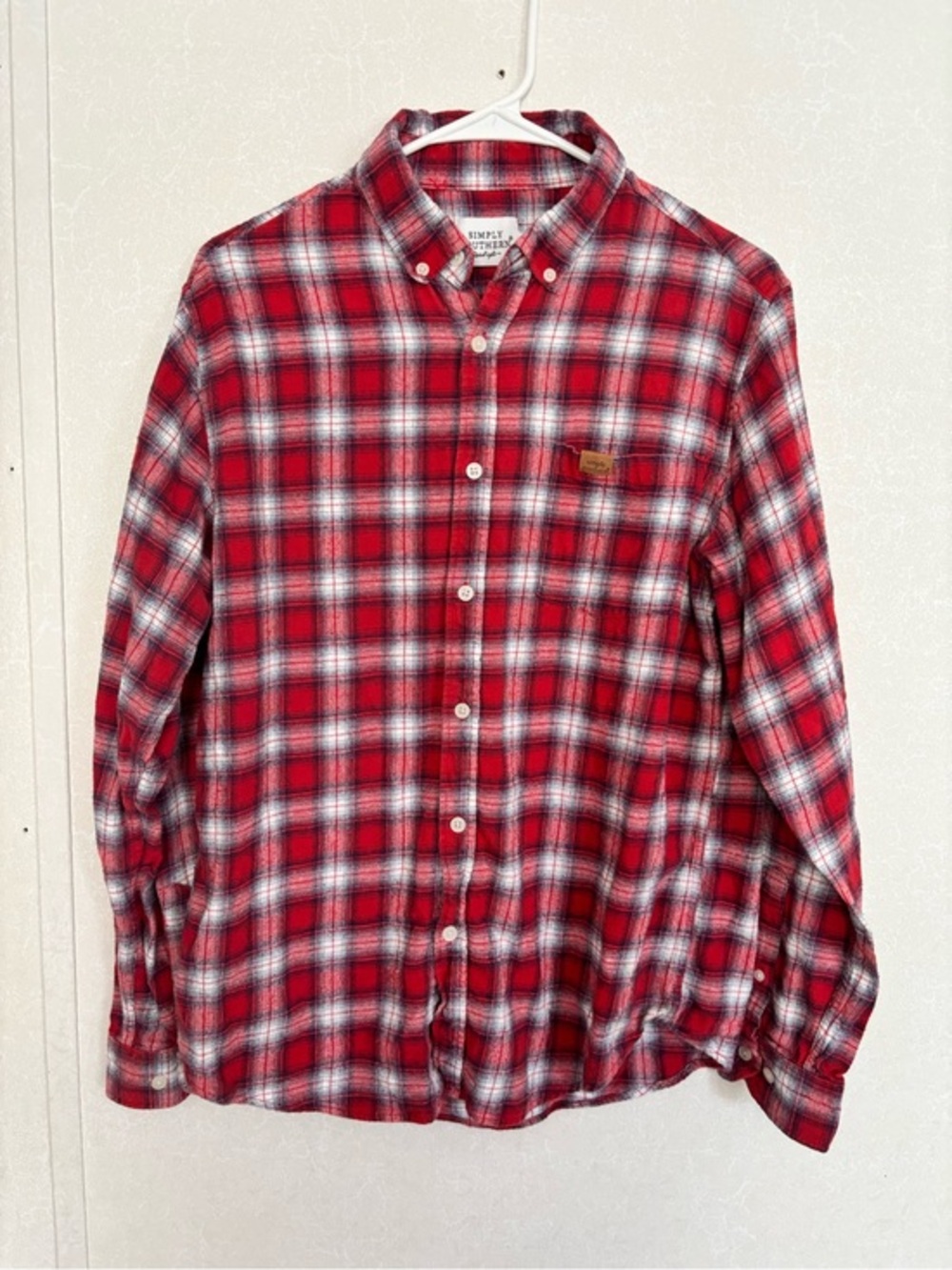 Simply Southern flannel button up Women’s Large